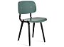 1_Revolt petrol green seat and back_black steel base.jpg