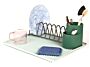 2_zDish Drainer_Tray light blue_Cup dark green_Rack antrachite.jpg