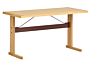 2_9463201009000_Passerelle_Desk_L140xW65xH74_wb_lacquer_oak_frame_and_edge_burgundy_powder_coated_crossbar-removebg-preview.png