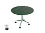 2_Table Agora_O90_laqué_vert sapin.jpg