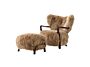 2_ATD2 in Walnut w. Sheepskin Honey 50mm I Pouf ATD3 in Walnut w. Sheepskin Honey 50mm  .jpg