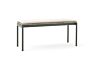 2_zBronze Green w. Teak_Ville Bench Cushion_Heritage Papyrus.jpg