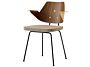 2_RFH Armchair RD7_Black w. Walnut and Beech and Hallingdal 227_Angled front.jpg