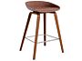 1_AB244-D148-AN27-02GD_AAS 32 H65 soft brick 2.0 shell_front uph Loft 304_wb laquered walnut base_stainless steel footrest.jpg