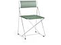 2_AE915-E681_X-Line Chair leek green powder coated steel seat back_chromed base Indoor.jpg