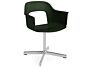 2_AF291-F335-AA51-01UF_Layout Armchair 231_polished alu 4 star swivel base_bottle green shell.jpg