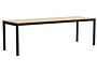2_AF206-F299-AT16_Annex Table Flush charcoal  alu legs and apron L240 x W80 x H75 wb lacq oak tabletop.jpg
