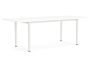 2_AF220-F306-AT17_Annex Table Overhang cream white  alu legs and apron L220 x W90 x H75 white laminate tabletop.jpg