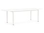 2_AF220-F307-AT17_Annex Table Overhang cream white  alu legs and apron L240 x W90 x H75 white laminate tabletop.jpg