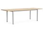2_AF218-F307-AT16_Annex Table Overhang anodised alu legs and apron L240 x W90 x H75 wb lacq oak tabletop.jpg