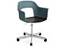 2_AF309-F358-AA51-01UF_Layout Armchair 242_polished alu 5 star swivel wheel base_ocean shell_black wb lacq oak seat.jpg