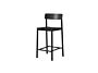 2_146183A016_Betty Counter Chair TK12_Black Lacquered Ash w. Black Webbing_Angled Front_1.jpg