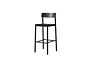 2_146201A016_Betty Bar Chair TK15_Black Lacquered Ash w. Black Webbing_Angled Front.jpg