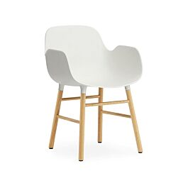 Form Armchair Full Upholstery Oak