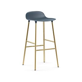 Form Barstool 75 cm Brass