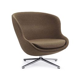 Hyg Lounge Chair Low Swivel Alu