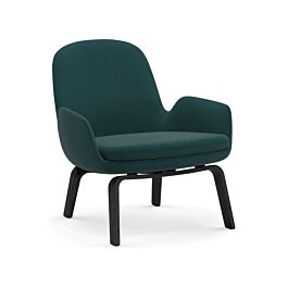 Era Lounge Chair Low Black Oak