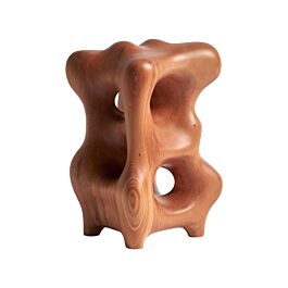 Natural Organic sculpture - mahogany - varnished