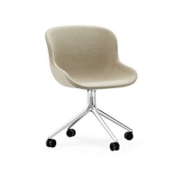 Hyg chair swivel 4W full upholstery Alu