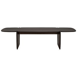 Table basse PI en acajou - brun foncé - vernis