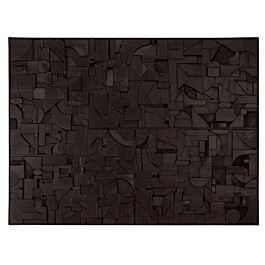 Art mural de briques rectangulaire