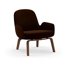 Era Lounge Chair Low Walnut