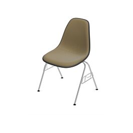 Eames Plastic Side Chair | DSS assise revêtue