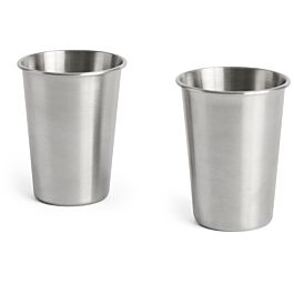 Outdoor Market BBQ Steel Cup | Set de 2 gobelets