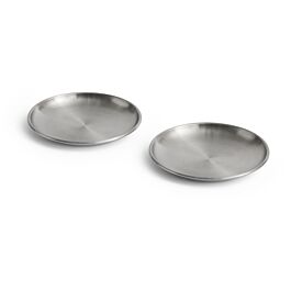 Outdoor Market BBQ Steel Plat | Set de 2 assiettes
