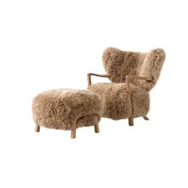 Wulff ATD2 & ATD3 | Fauteuil & pouf - &Tradition - Fauteuil
