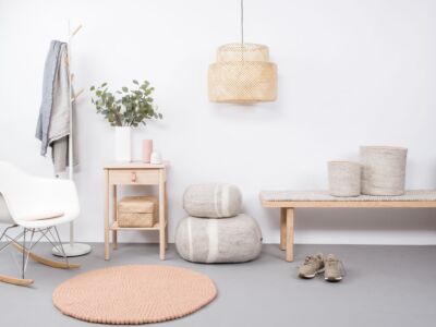 Merle  - Tapis rond
