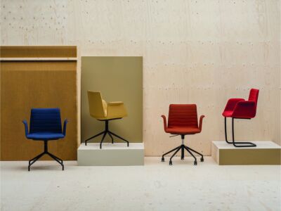 Flex Armchair | Pied à roulettes