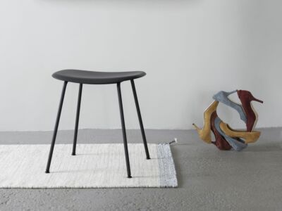 Fiber stool H45 / tube base