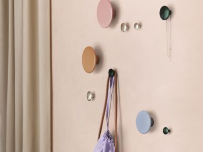 Set of 5 The Dots hooks wood