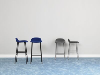 Form Barstool 75 cm Brass