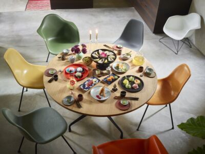 DSX Eames Fiberglas-Seitenstuhl