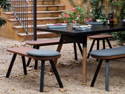 You and me Iroko Bench 120