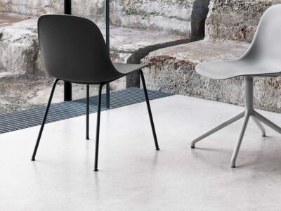 Fiber Side Chair revêtu / base tube