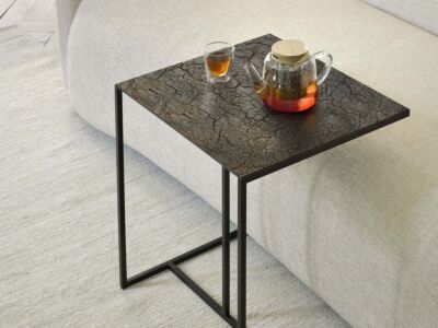 Table d'appoint Triptic - lava - whisky