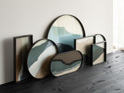 Wabi Sabi Tray Glass L | Ø 61 cm