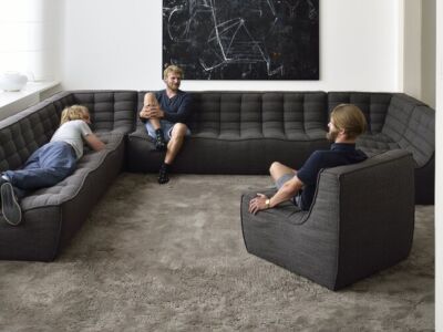 Modular sofa N701 | Straight corner module