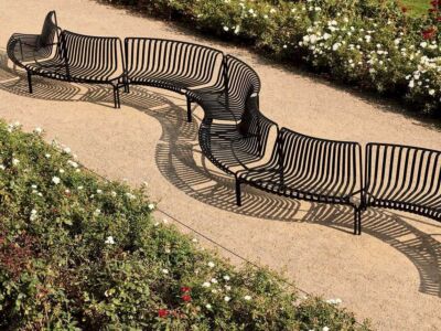 Palissade Park Dining Bench | IN-OUT