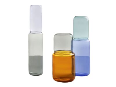 Zweifarbige Vase H. 25 cm | Kollektion Revolve