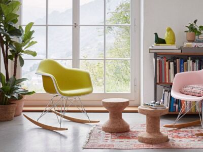 Eames Plastic Armchair | RAR assise revêtue