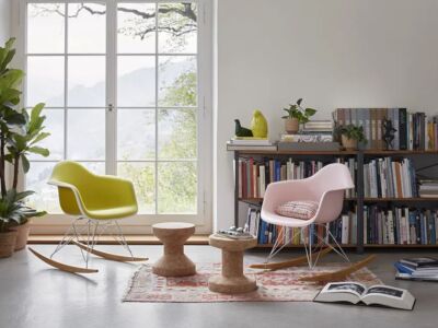 Eames Plastic Armchair | RAR Seat upholstered