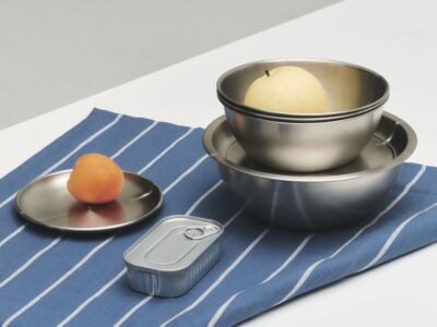 Outdoor Market BBQ Steel Bowl | Schüssel mit Deckel