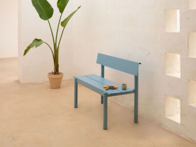 Linear Steel Bench | Bank