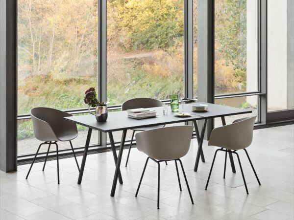 5_AAC 26 khaki shell black steel base_Loop Stand Table black_Tela Votive peach.jpg