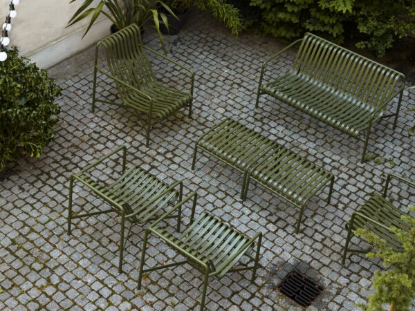 5_Palissade Lounge Chair high_Palissade Dining Bench_Palissade Ottoman_Palissade Lounge Chair low_olive.jpg