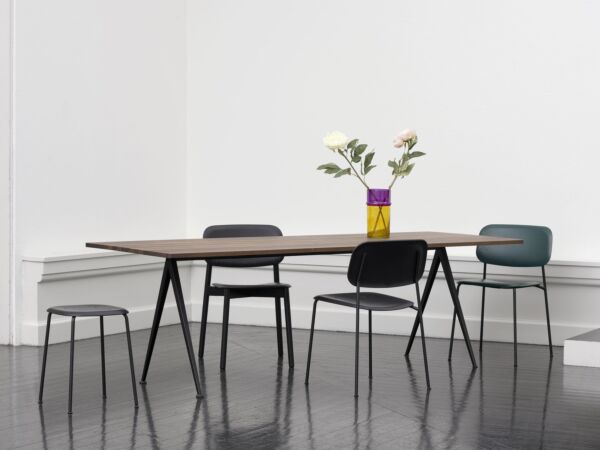 5_Pyramid Table 02 L250xW85xH74 smoked oak_Soft Edge P10 Chair_Soft Edge P70 Stool.jpg